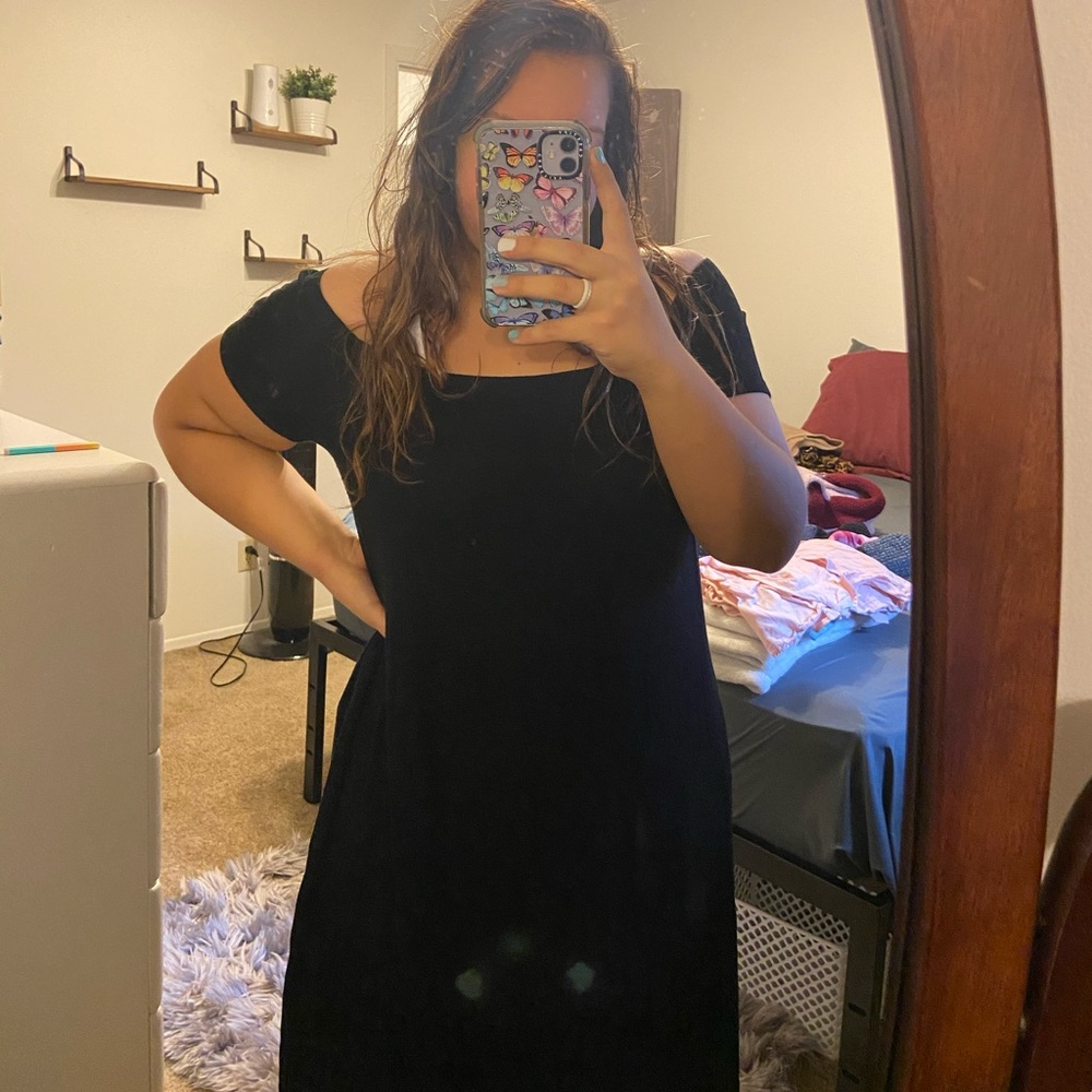 Off the shoulder dress